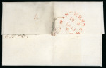 Stamp of Great Britain » 1840 1d Black and 1d Red plates 1a to 11 1840 (Dec 8) wrapper from Manchester to Salford 1840 1d black pl.3 TH