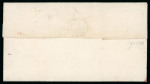 Stamp of Great Britain » 1840 1d Black and 1d Red plates 1a to 11 1840 (Nov 20) wrapper sent locally in Sevenoaks with 1840 1d black pl.1a QL