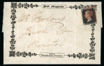 Stamp of Great Britain » 1840 1d Black and 1d Red plates 1a to 11 1840 (Nov. 20) "POST Magazine to Bristol, bearing 1840