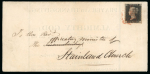 Stamp of Great Britain » 1840 1d Black and 1d Red plates 1a to 11 1840 1d. black, pl. 3, IK, used on printed form "A