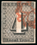 Stamp of Switzerland / Schweiz » Kantonalmarken » Zürich Switzerland, Canton Zurich - 1843 "Zurich 4" & "Zurich 6", assembly made up of 28 items