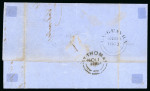 Stamp of Venezuela » Maritime Postal History 1861 (Sept 7) Entire letter sent from La Guaira to