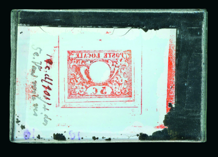 Stamp of Switzerland / Schweiz » "Waadt", "Neuenburg", "Winterthur" Switzerland - Waadt - 1849 4c and 5c, group of nine items