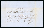 Stamp of Venezuela » Maritime Postal History 1861 (Mar 27) Entire letter sent from Puerrto Cabello
