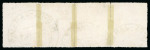 Stamp of Brazil » 1866-83 Dom Pedro » 1876 Roulette "Black Beard" Issue 1876, 500r orange, strip of four, cancelled at Rio de Janeiro