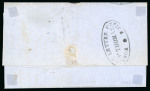 Stamp of Venezuela » Maritime Postal History » Incoming Mail 1860 (Dec 6) Entire sent from St Thomas to Carúpano,