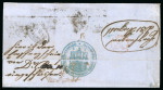 Stamp of Venezuela » St Thomas-La Guaira-Puerto Cabello - Robert Todd Issues 1864, Cover sent from Puerto Cabello to Hamburg franked