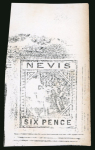 Stamp of St. Kitts-Nevis » Nevis St. Kitts-Nevis - 1880 6d Victoria issue, a previously
