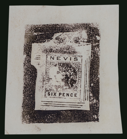 Stamp of St. Kitts-Nevis » Nevis St. Kitts-Nevis - 1880 6d Victoria issue, a previously