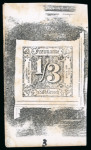 Stamp of German States » Thurn and Taxis German States, Thurn and Taxis - 1851-52 1/3sgr, the assembly of 14 items