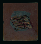Stamp of India India - 1854, barred lozenge used on litho 4 annas,
