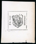 Stamp of Dominican Republic Dominican Republic - 1865 First Issue 1r, a sensational groupf of 15 items