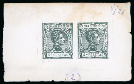 Stamp of Spanish Colonies » Rio de Oro Spanish Colonies, Río de Oro - 1907 4p, error of colour