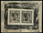 Stamp of Spanish Colonies » Rio de Oro Spanish Colonies, Río de Oro - 1907 4p error of colour se-tenant with 3p, group of 13 items
