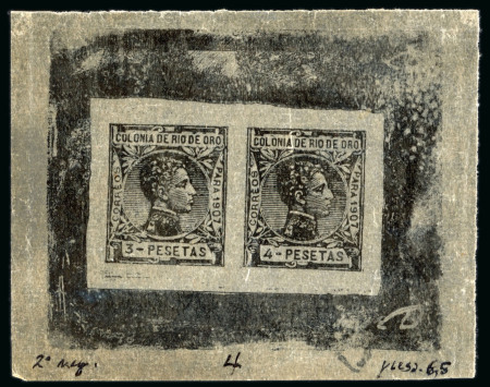 Stamp of Spanish Colonies » Rio de Oro Spanish Colonies, Río de Oro - 1907 4p, error of colour