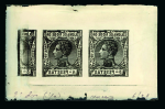 Stamp of Spanish Colonies » Rio de Oro Spanish Colonies, Río de Oro - 1907 4p error of colour se-tenant with 3p, group of 13 items