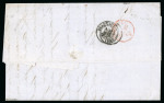 Stamp of Venezuela » St Thomas-La Guaira-Puerto Cabello - Robert Todd Issues 1865 (Dec 9), Cover sent from La Guaira to Bordeaux,