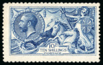 Stamp of Great Britain » King George V » 1913-19 Seahorse Issues 1915 De la Rue 10/- deep intense bright blue; large