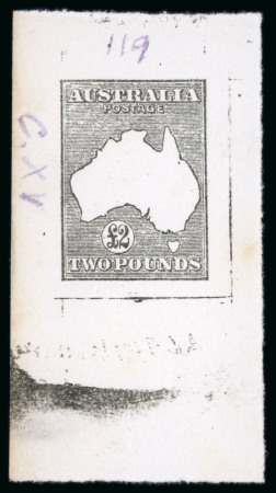 Stamp of Australia Australia - 1913 Kangaroo £2, essay on paper of the