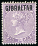Stamp of Gibraltar Gibraltar - , Group of 61 items including 11 reproductions