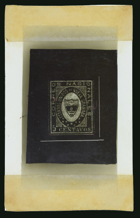 Stamp of Colombia Colombia - 1861 "Nueva Granada" 1p, master negative