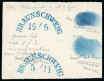 Stamp of German States » Brunswick German States, Brunswick - Group of 17 items 4 glass