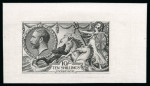 Stamp of Great Britain » King George V » 1913-19 Seahorse Issues 1929 10/- experimental plate proof, a superb huge margined