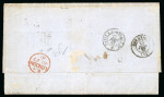 Stamp of Venezuela » St Thomas-La Guaira-Puerto Cabello - Robert Todd Issues 1866 (Jun 8), Cover sent from Puerto Cabello to Bordeaux,