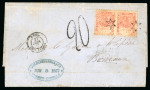 Stamp of Venezuela » St Thomas-La Guaira-Puerto Cabello - Robert Todd Issues 1866 (Jun 8), Cover sent from Puerto Cabello to Bordeaux,