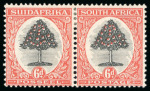 Stamp of South Africa » Union & Republic of South Africa 1926 1d and 6d plate proof colour trials