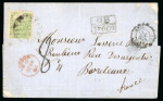 Stamp of Venezuela » St Thomas-La Guaira-Puerto Cabello - Robert Todd Issues 1864 (Oct), Cover sent from Caracas to Bordeaux, franked