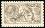 Stamp of Great Britain » King George V » 1913-19 Seahorse Issues 1915 De La Rue 2/6d. pale sepia brown; unused with