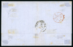 Stamp of Venezuela » St Thomas-La Guaira-Puerto Cabello - Robert Todd Issues 1865 (JU 25), Cover sent from La Guaira to Pamplona,