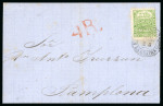 Stamp of Venezuela » St Thomas-La Guaira-Puerto Cabello - Robert Todd Issues 1865 (JU 25), Cover sent from La Guaira to Pamplona,