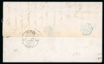 Stamp of Venezuela » St Thomas-La Guaira-Puerto Cabello - Robert Todd Issues 1865 (Aug 9), Reduced cover sent from La Guaira to