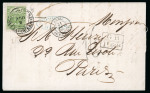 Stamp of Venezuela » St Thomas-La Guaira-Puerto Cabello - Robert Todd Issues 1865 (Aug 9), Reduced cover sent from La Guaira to