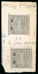Stamp of German States » Bavaria German States, Bavaria - 1849 Issue 1k, Group of 107