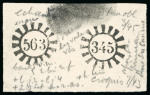 Stamp of German States » Bavaria German States, Bavaria - 1849 Issue 1k, Group of 107