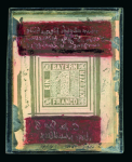 Stamp of German States » Bavaria German States, Bavaria - 1849 Issue 1k, Group of 107