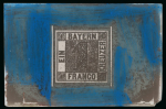 Stamp of German States » Bavaria German States, Bavaria - 1849 Issue 1k, Group of 107