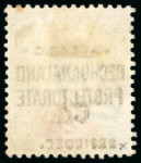 Stamp of South Africa » Mafeking 1900, sans-serif ovpt on GB 6d on 2d unused (no gum)