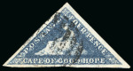 Stamp of South Africa » Cape of Good Hope 1863-64, 4d slate-blue, very good to very large margins, used