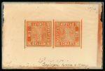 Stamp of German States » Bavaria German States, Bavaria - 1849 Issue 1k tête-bêche group of seven items