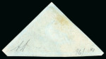 Stamp of South Africa » Cape of Good Hope 1853 1d pale brick red on deeply blued paper used
