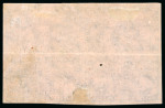 Stamp of Venezuela » St Thomas-La Guaira-Puerto Cabello - Robert Todd Issues 1864, Album page study of the 1 Centavo black on pink