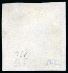 Stamp of Mauritius » 1859 Lapirot Issue » Early Impressions (SG 36-37) 1859 "Lapirot" 2d. blue on bluish paper, Pos 3, an