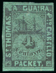 Stamp of Venezuela » St Thomas-La Guaira-Puerto Cabello - Robert Todd Issues 1868-1869, An album page of the rarest of all St Thomas