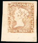Stamp of Mauritius Mauritius - "Post Paid" 1848 1 Penny. The sensational assembly of 32 items