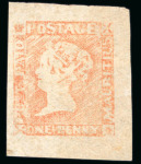 Stamp of Mauritius Mauritius - "Post Paid" 1848 1 Penny. The sensational assembly of 32 items