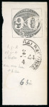 Stamp of Brazil Brazil - 1843 "Bull's Eyes" 60r & 90r, the sensational assembly made up of 84 items